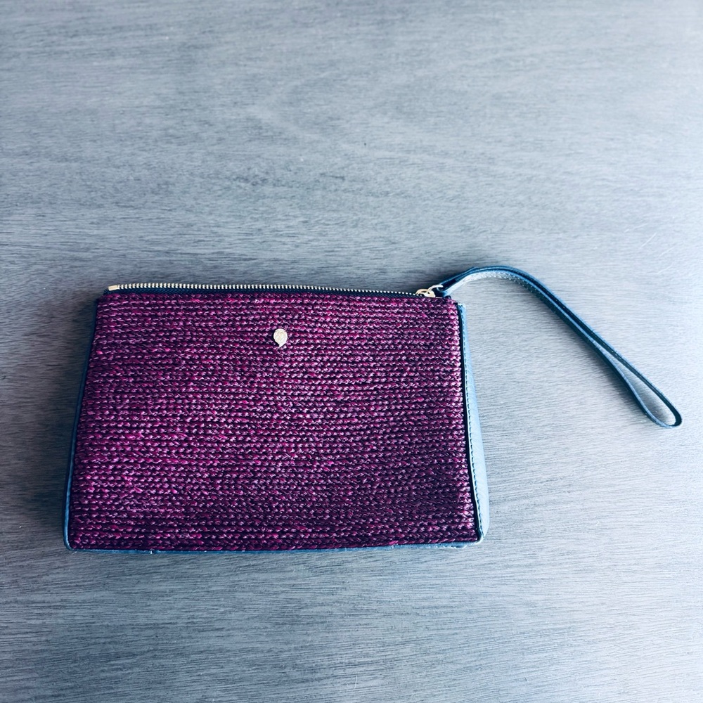 Helen Kaminski Purple Mini Bag with Textured Design